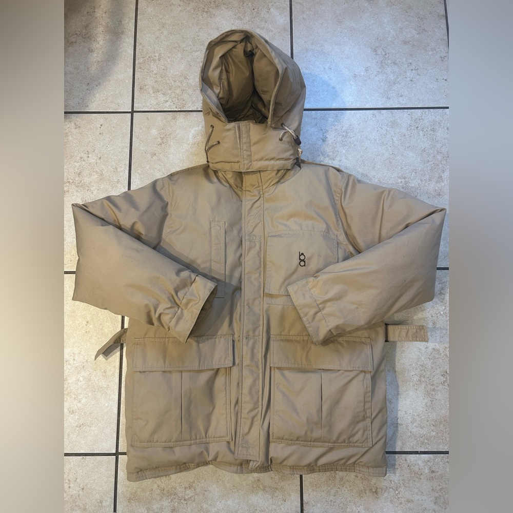 Early 90's Vintage Bob Allen Hunting Shooting Jacket Coat ZipOff Hood Mens Large